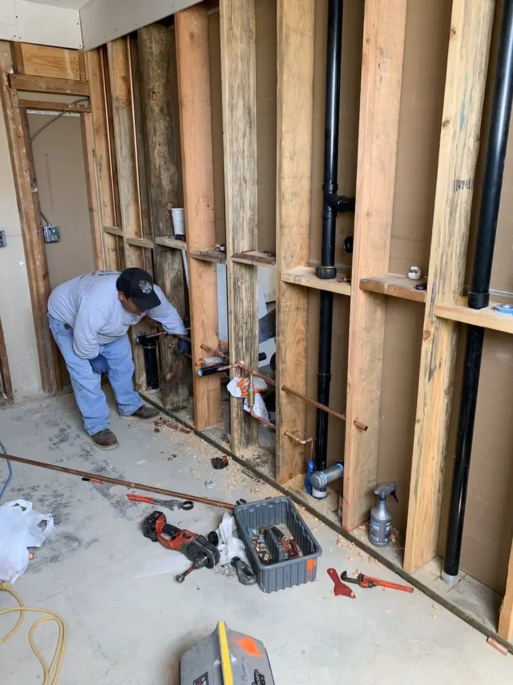 Commercial rough-in plumbing for Commercial Plumbing in Poinsett Gardens